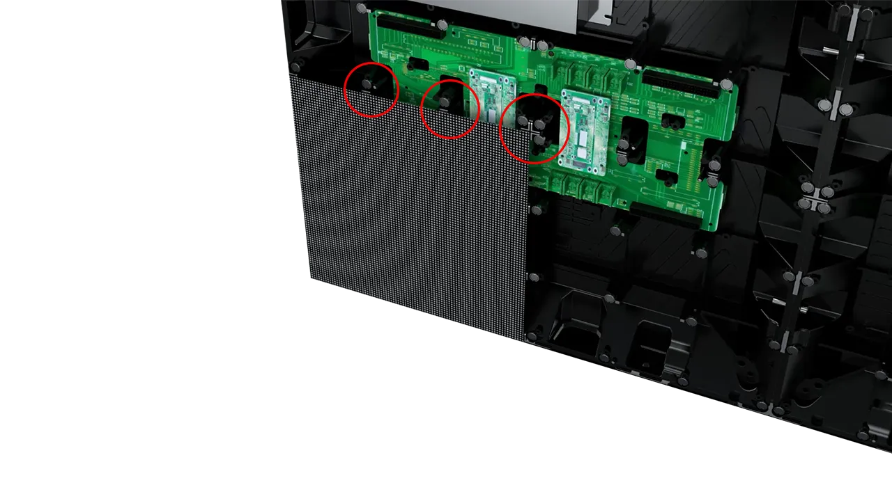 magnetic modules of indoor COB LED display 500×500mm X3 series